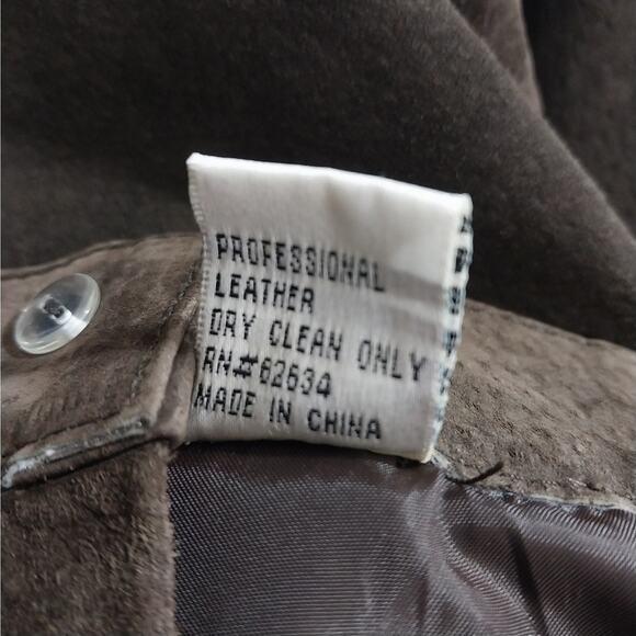 NWT! FASHION BUG! COCOA BROWN GENUINE SUEDE LEATHER PENCIL STYLE SKIRT! SZ 18 - Picture 11 of 12